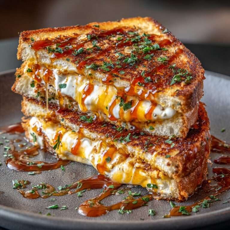 Goat Cheese Grilled Cheese with Honey Bliss Recipe