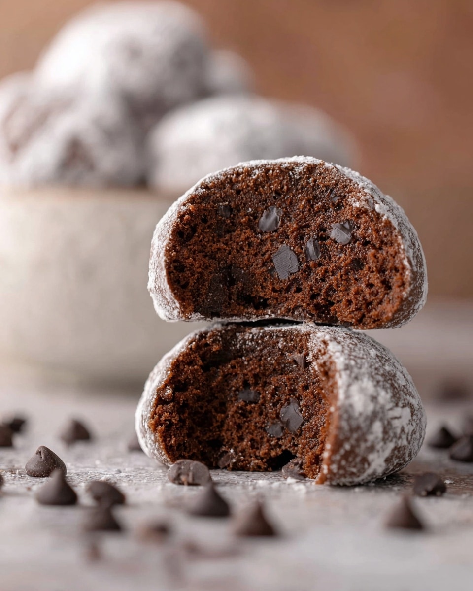 Chocolate Snow Ball Cookies Recipe - Recipe Image