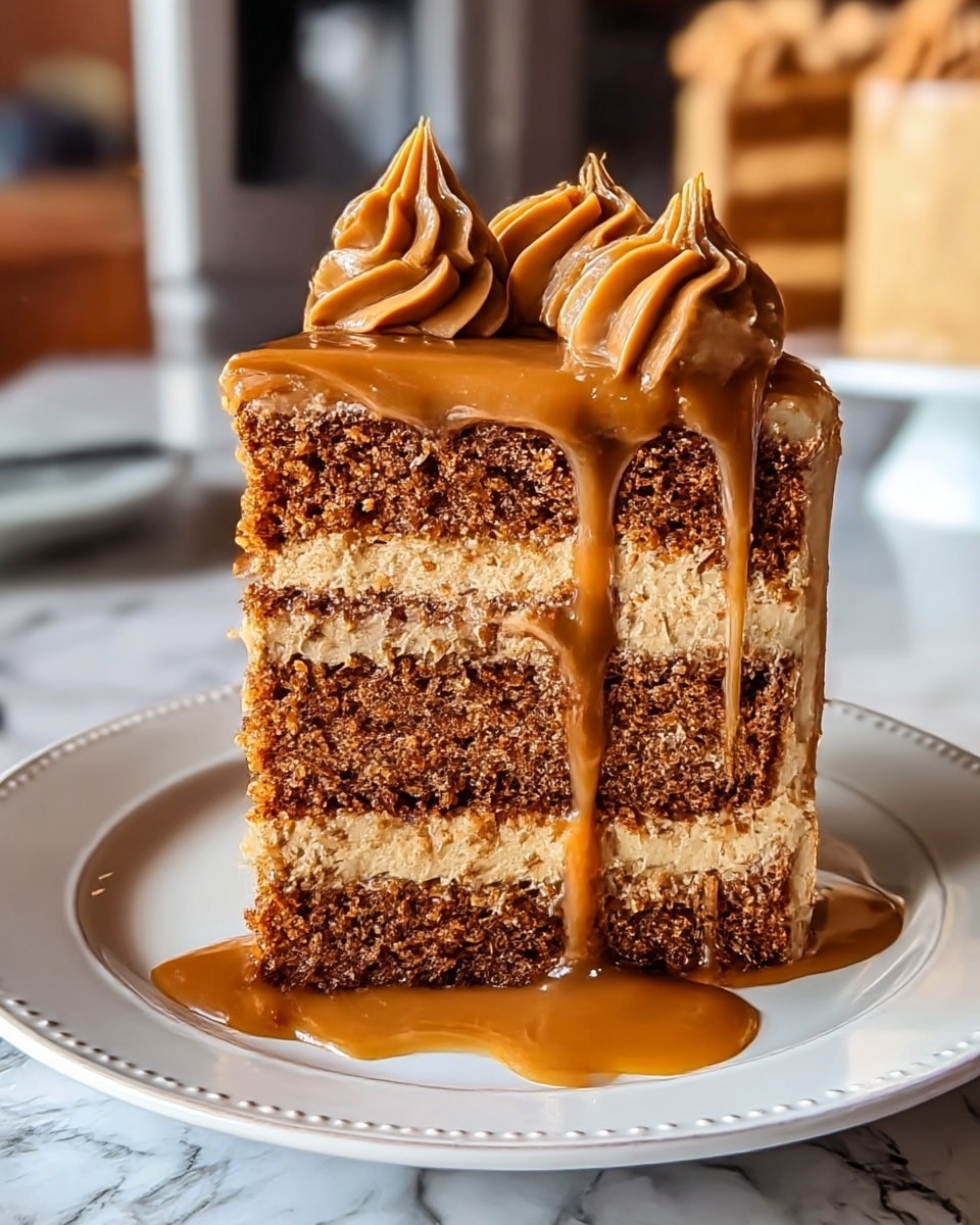 Indulgent Biscoff Cookie Butter Cake That Delights Every Bite Recipe - Recipe Image